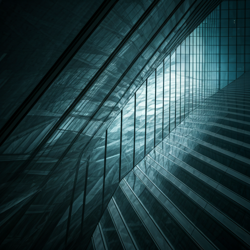 都市建築の抽象的なビジュアル